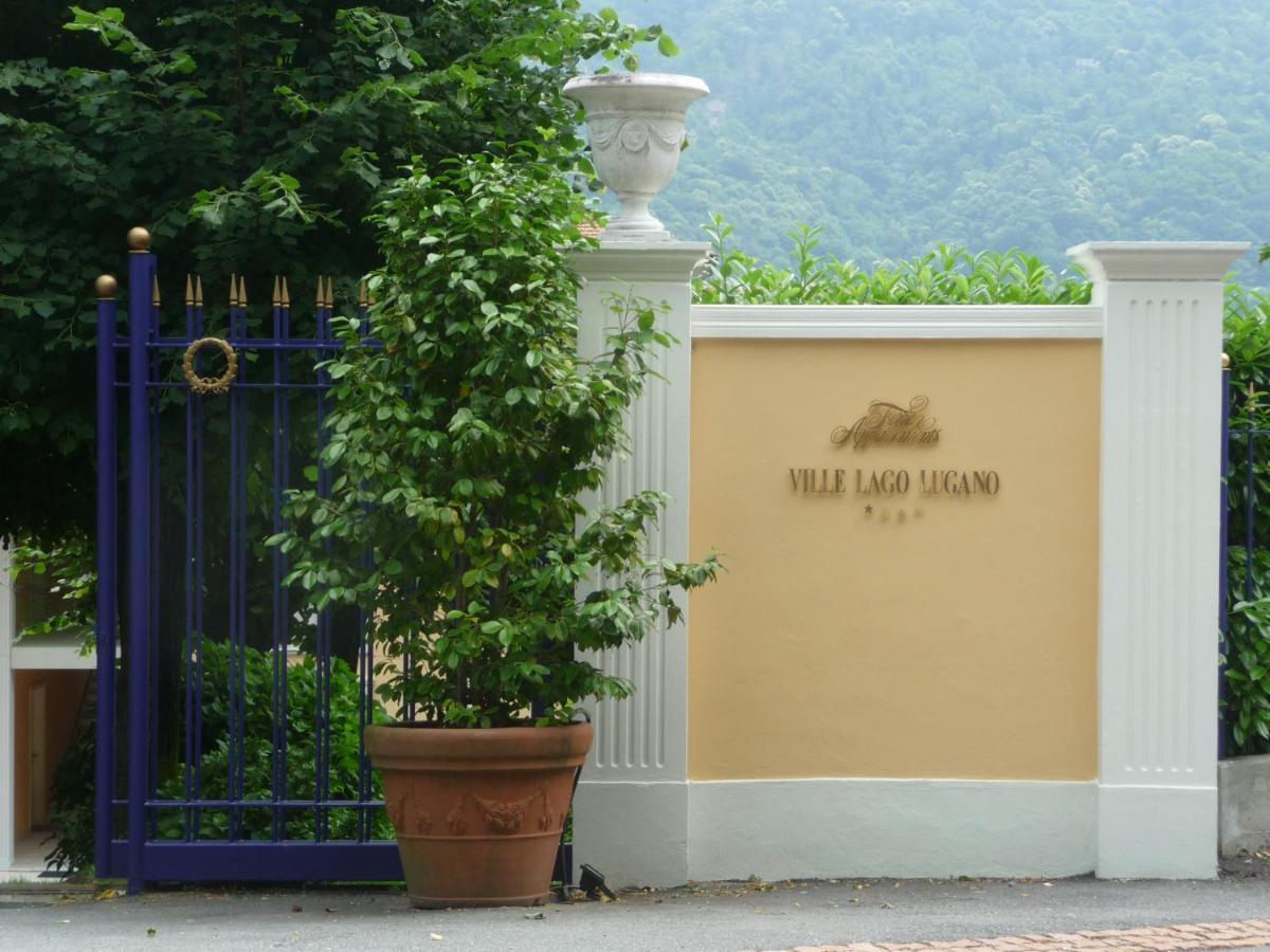 Ville Lago Lugano Porto Ceresio Extérieur photo