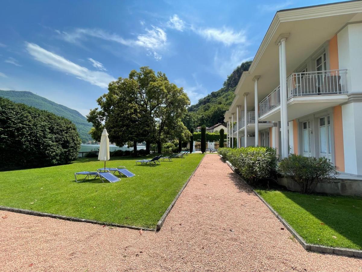 Ville Lago Lugano Porto Ceresio Extérieur photo