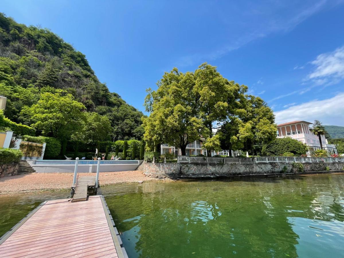 Ville Lago Lugano Porto Ceresio Extérieur photo