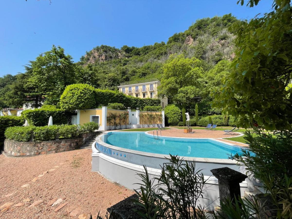 Ville Lago Lugano Porto Ceresio Extérieur photo
