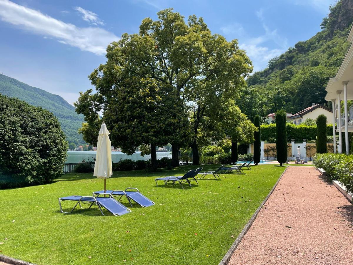 Ville Lago Lugano Porto Ceresio Extérieur photo