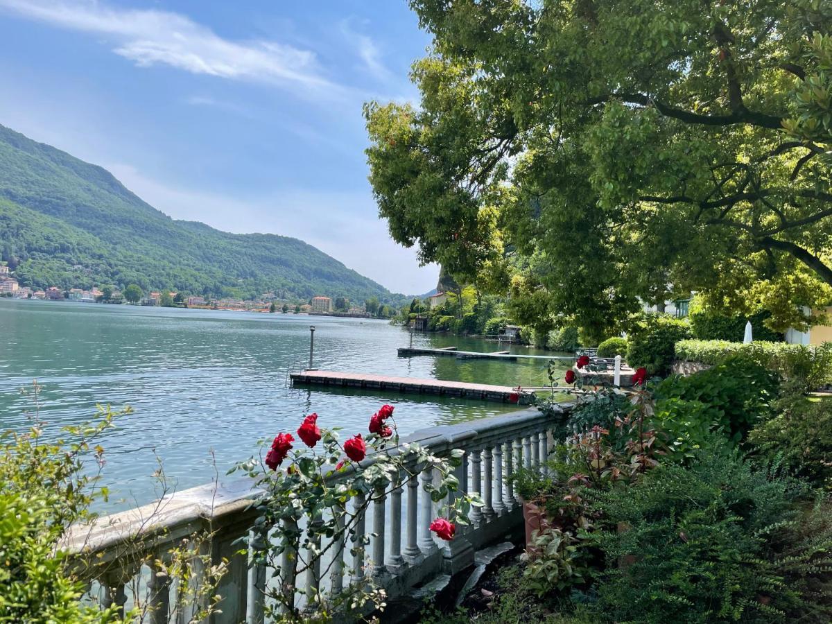 Ville Lago Lugano Porto Ceresio Extérieur photo
