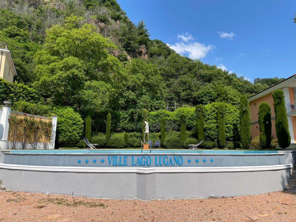 Ville Lago Lugano Porto Ceresio Extérieur photo