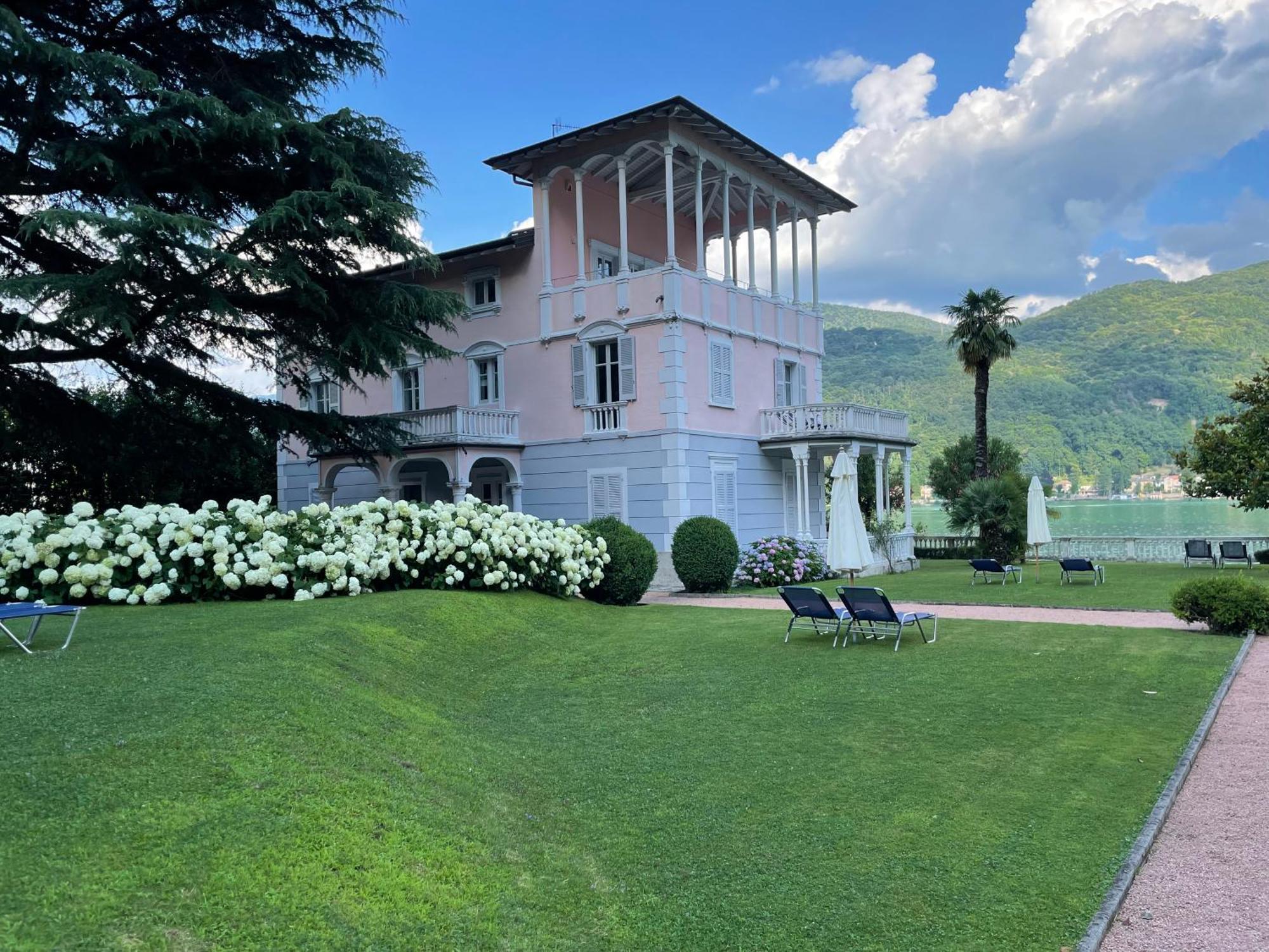 Ville Lago Lugano Porto Ceresio Extérieur photo