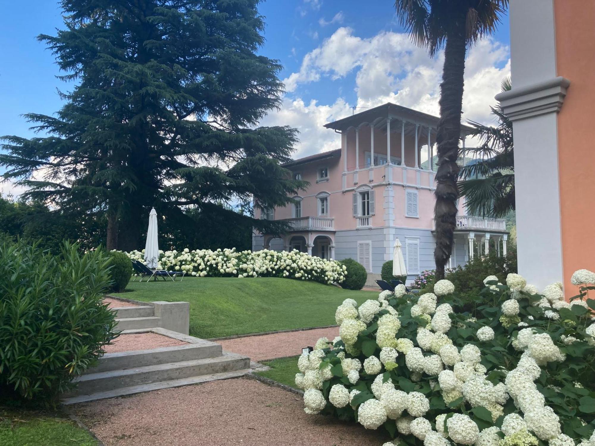Ville Lago Lugano Porto Ceresio Extérieur photo